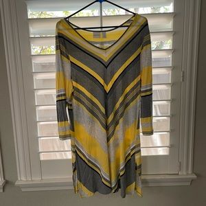 Zenergy by Chico’s yellow Dress/ Tunic size 3 (XL)